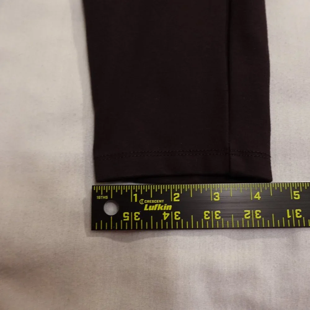Eddie Bauer ponte high rise utility‎ leggings women's large brown